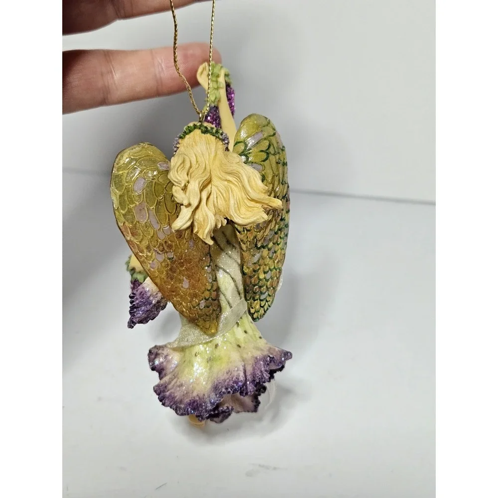 Ashton Drake Wisteria Daydream Angels Glowing Garden Heirloom Fairy Ornament